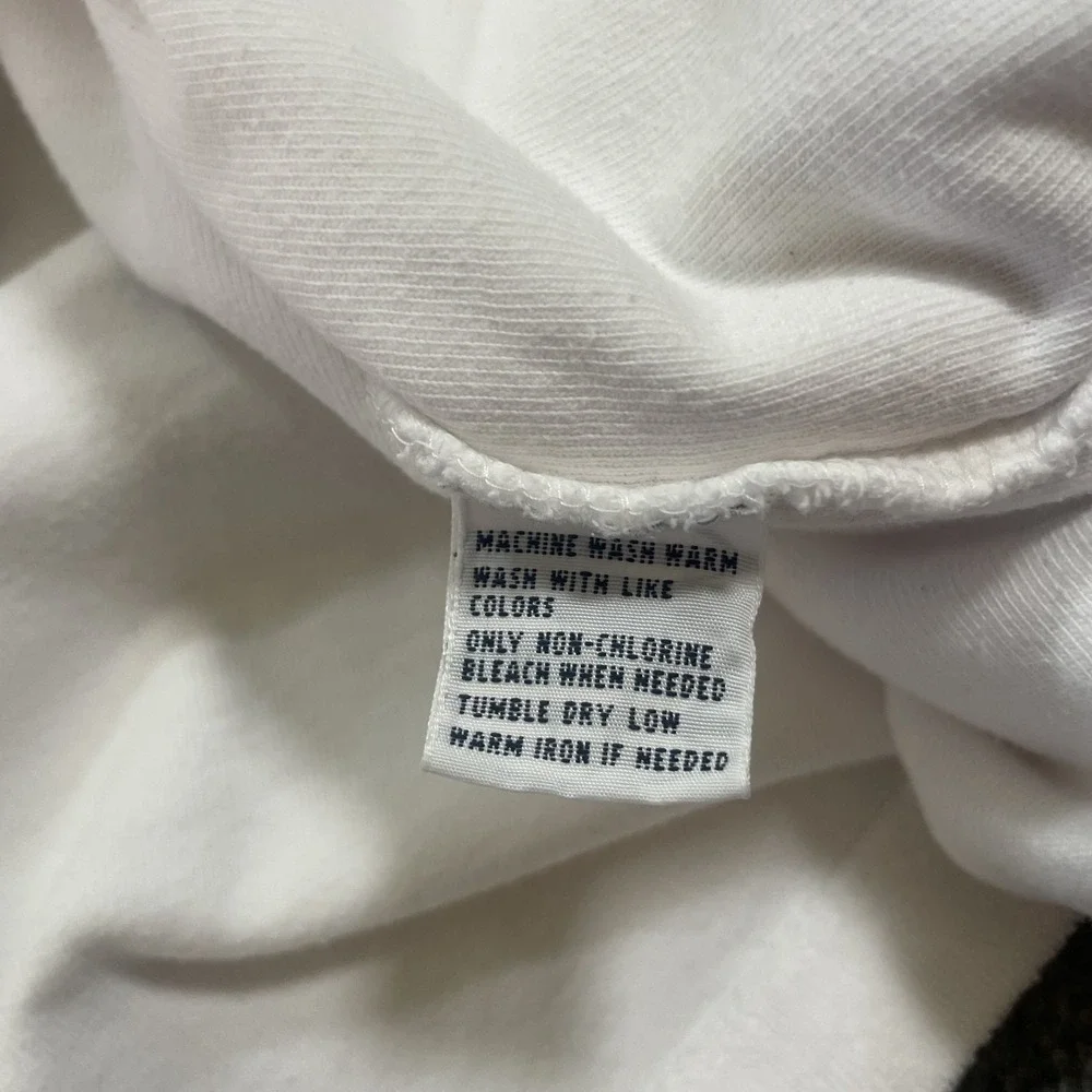 VTG Polo Ralph Lauren Terry Cloth Polo Men's XLarge White Pullover Golf Tennis - Picture 10 of 11